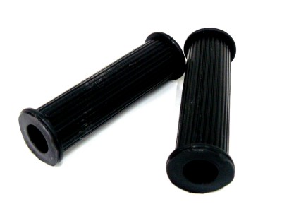 Estriberas defensas tubo 16mm juego negro