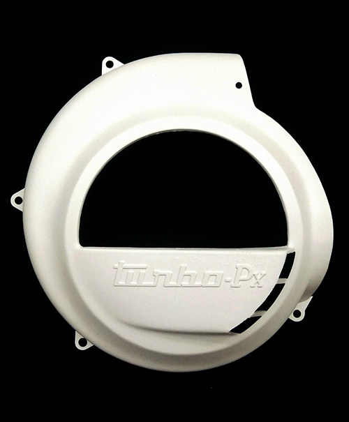 Tapa ventilador Vespa 125/150/200 Iris plastico blanco