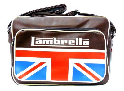 Bolso Lambretta UK marron largo