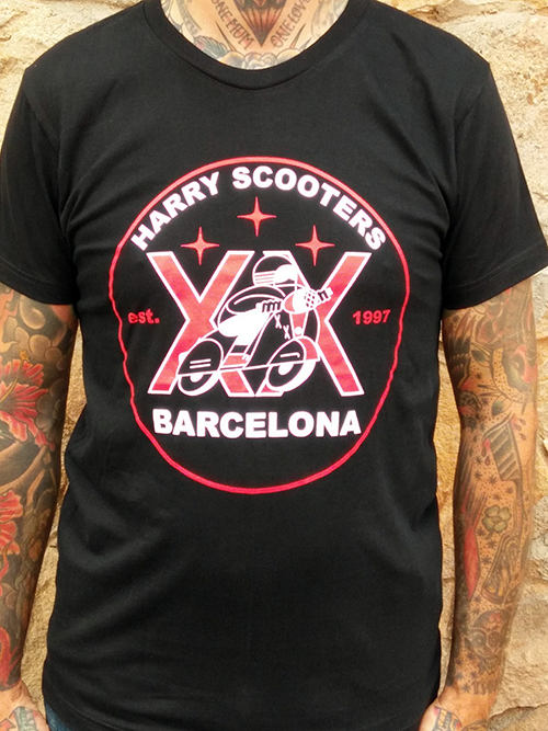 Camiseta Harry Scooters negra