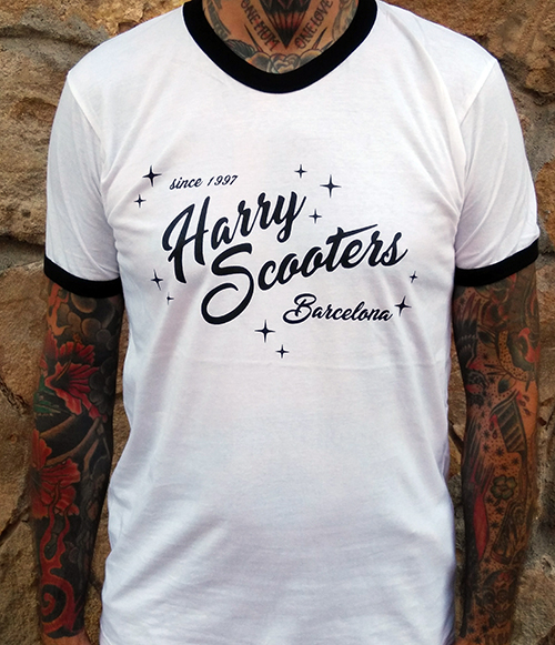 Camiseta Harry Scooters blanca