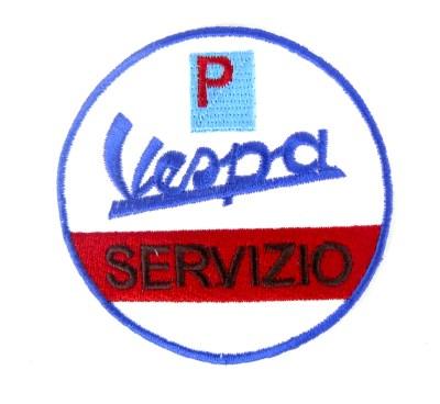 Parche "Vespa Servizio" redondo