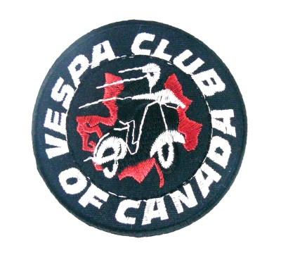 Parche "Vespa Club Canada" redondo
