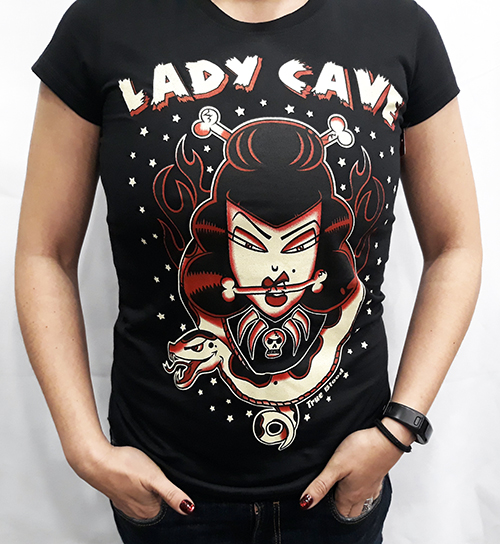 Camiseta chica True Blood "Lady cave"