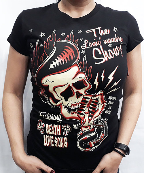 Camiseta chica True Blood "Death love song"