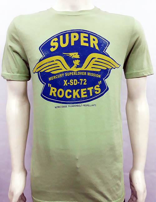 Camiseta Superlove "Rockets" verde