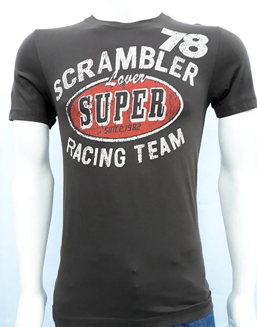 Camiseta Superlove "Scramble 78" marron