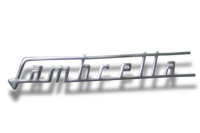 Anagrama "Lambretta" SX frontal