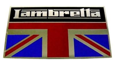 Placa "Lambretta" Union Jack