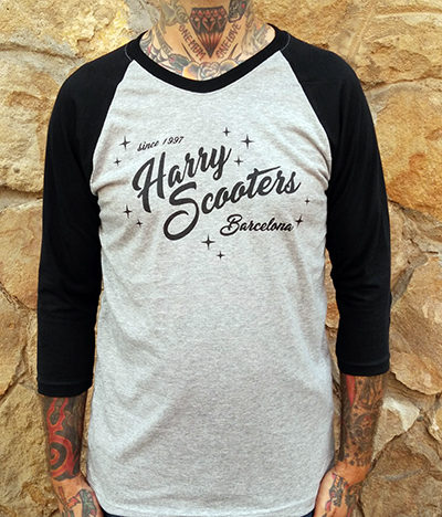 Camiseta Harry Scooters gris/negro