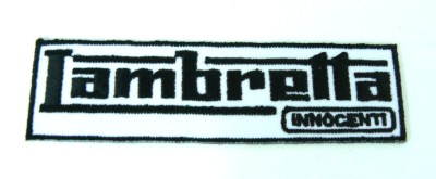 Parche "Lambretta" letras negro