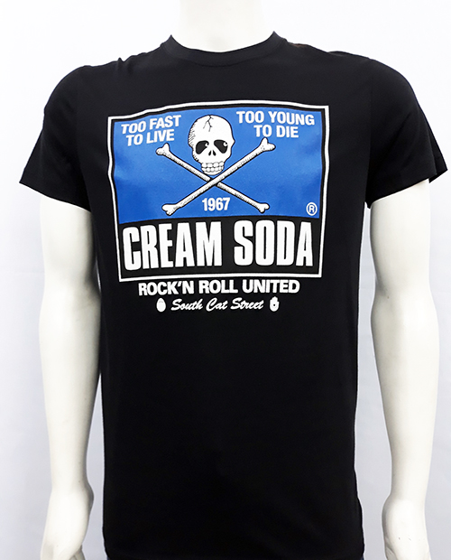 Camiseta Cream Soda Too fast to live