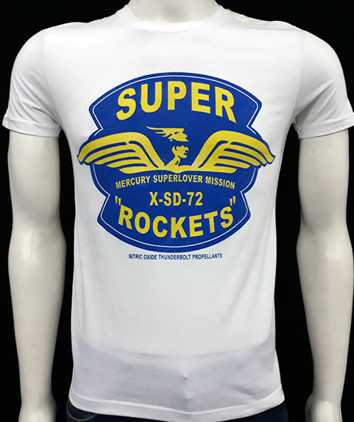 Camiseta Superlove "Rockets" blanca